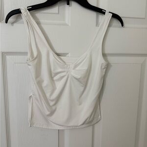 White Sleeveless Top